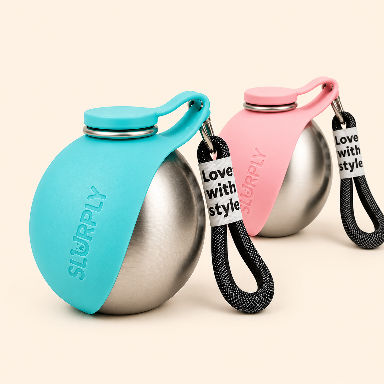 Slurply™ 2 en 1 - Botella de Agua & comedero para mascotas