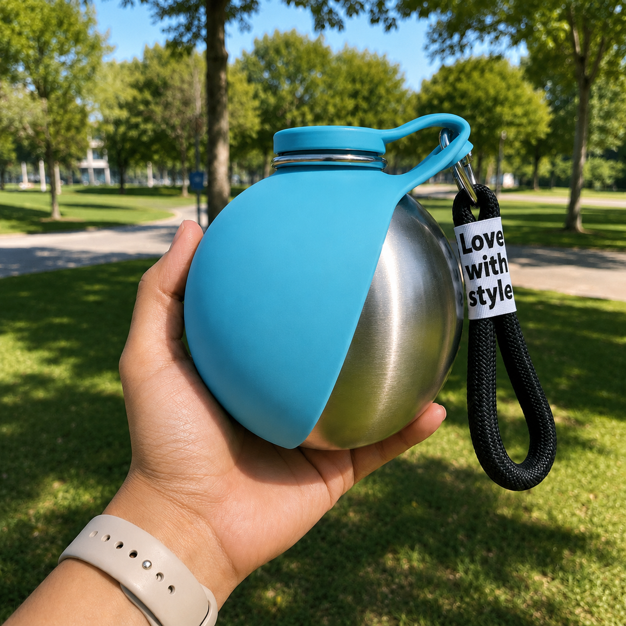 Slurply™ 2 en 1 - Botella de Agua & comedero para mascotas